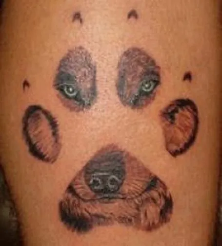 Tatuajes de huellas de perro | TATUAJES | Pinterest