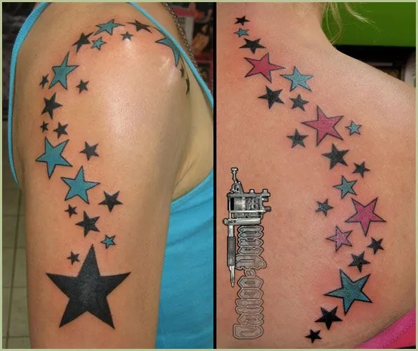 tattoo peru: Tatuajes de estrellas en el brazo