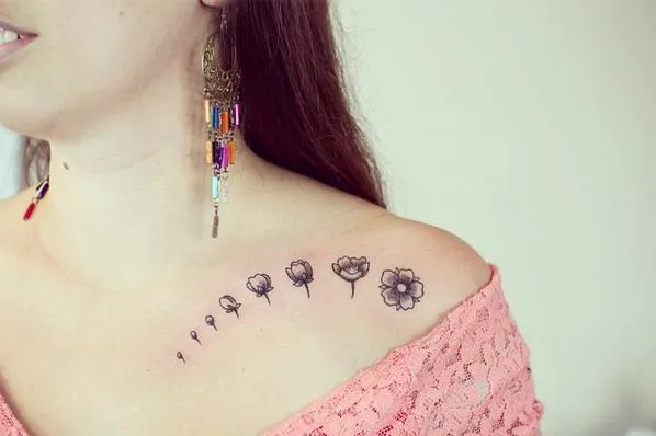 Los tatuajes más lindos en la clavícula!!! - TKM México