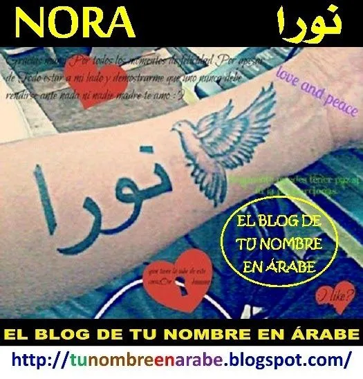 Tatuajes de nombres - TU NOMBRE EN ÁRABE