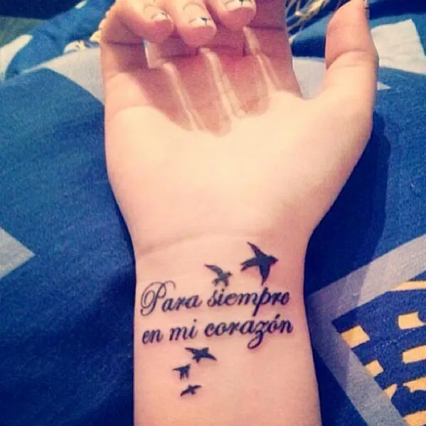 Tatuajes® on Twitter: "Tatuaje "Para siempre en mi corazón" http ...