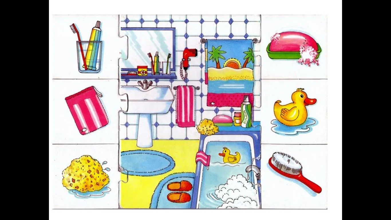 Tea Materiales e ideas: Relacionando partes de la casa y sus objetos Tea Materiales e ideas: Relacionando partes de la casa y sus objetos