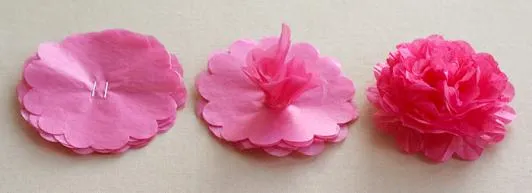 Flores de papel china colgantes - Imagui