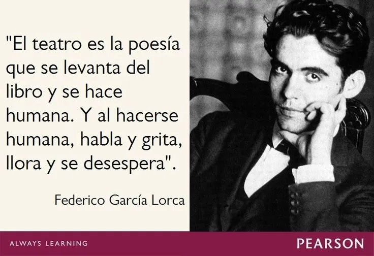 Sobre el Teatro. Federico García Lorca | Frases que marcan | Pinterest