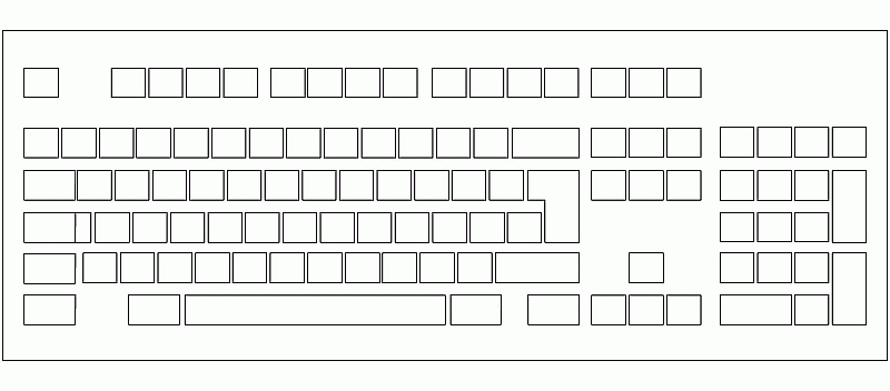Imagenes para colorear de teclado de computadora - Imagui