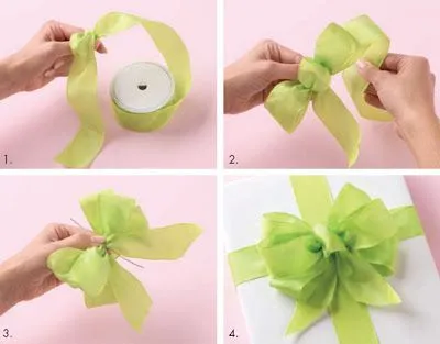 Técnicas para hacer moños de regalo : cositasconmesh