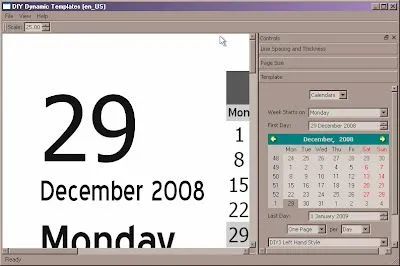 Tecnología habitual: Generar hojas de calendario y agenda para el 2010