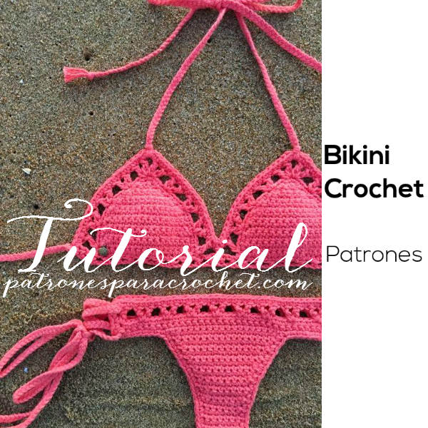Cómo tejer un bikini crochet / Tutorial ~ Patrones para Crochet