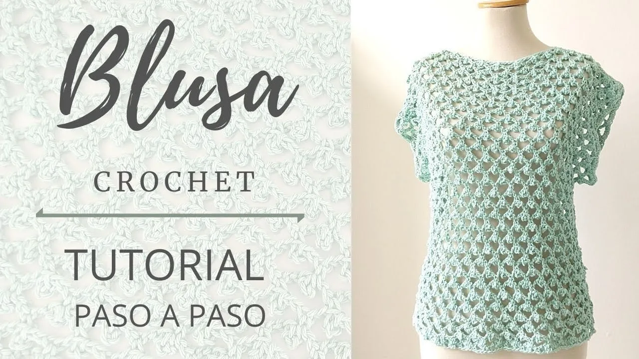 Cómo tejer Blusa a crochet o ganchillo muy fácilmente - YouTube Cómo tejer Blusa a crochet o ganchillo muy fácilmente - YouTube