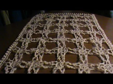 Cómo tejer un centro de mesa a crochet o gancho : ) 1a. Parte de 3 ...