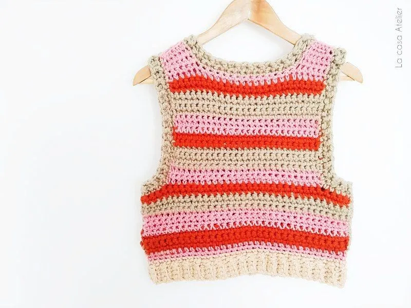 COMO TEJER UN CHALECO A CROCHET | La Casa Atelier COMO TEJER UN CHALECO A CROCHET | La Casa Atelier