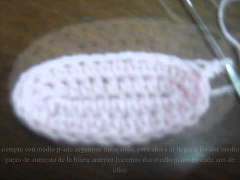 Como hacer escarpin de crochet - Imagui