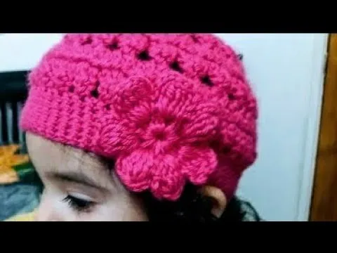 Como tejer Gorro en crochet para niñas