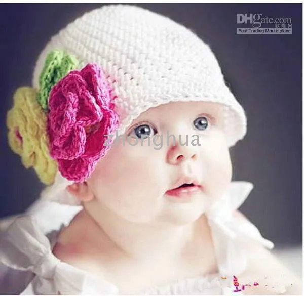 Sombreros para niña a crochet - Imagui