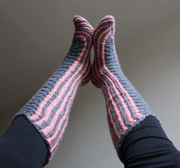 Cómo tejer a palillos las calcetas más fáciles del mundo ...