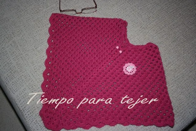 Tiempo para tejer : Poncho para mi sobrina de crochet