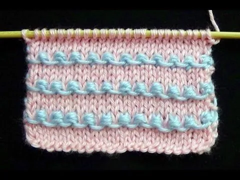 Cómo Tejer Puntada Ropa Bebé #3 Knit Baby Stitch 2 Agujas (271 ...