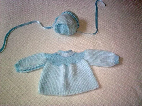 Pasos para tejer ropa de bebé - Imagui
