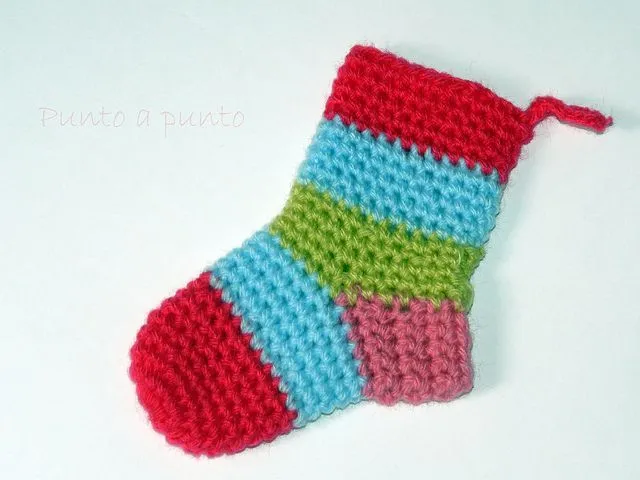Mis diseños realizados a crochet: Calcetines de Crochet paso a paso