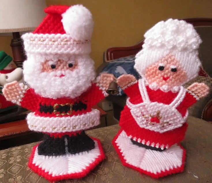 adornos navideños tejidos on Pinterest | Navidad, Tejidos and ...