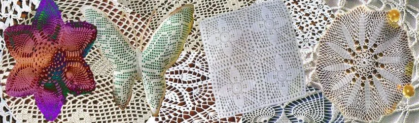 tejidos artesanales en crochet: carpeta cuadrada tricolor tejida ...