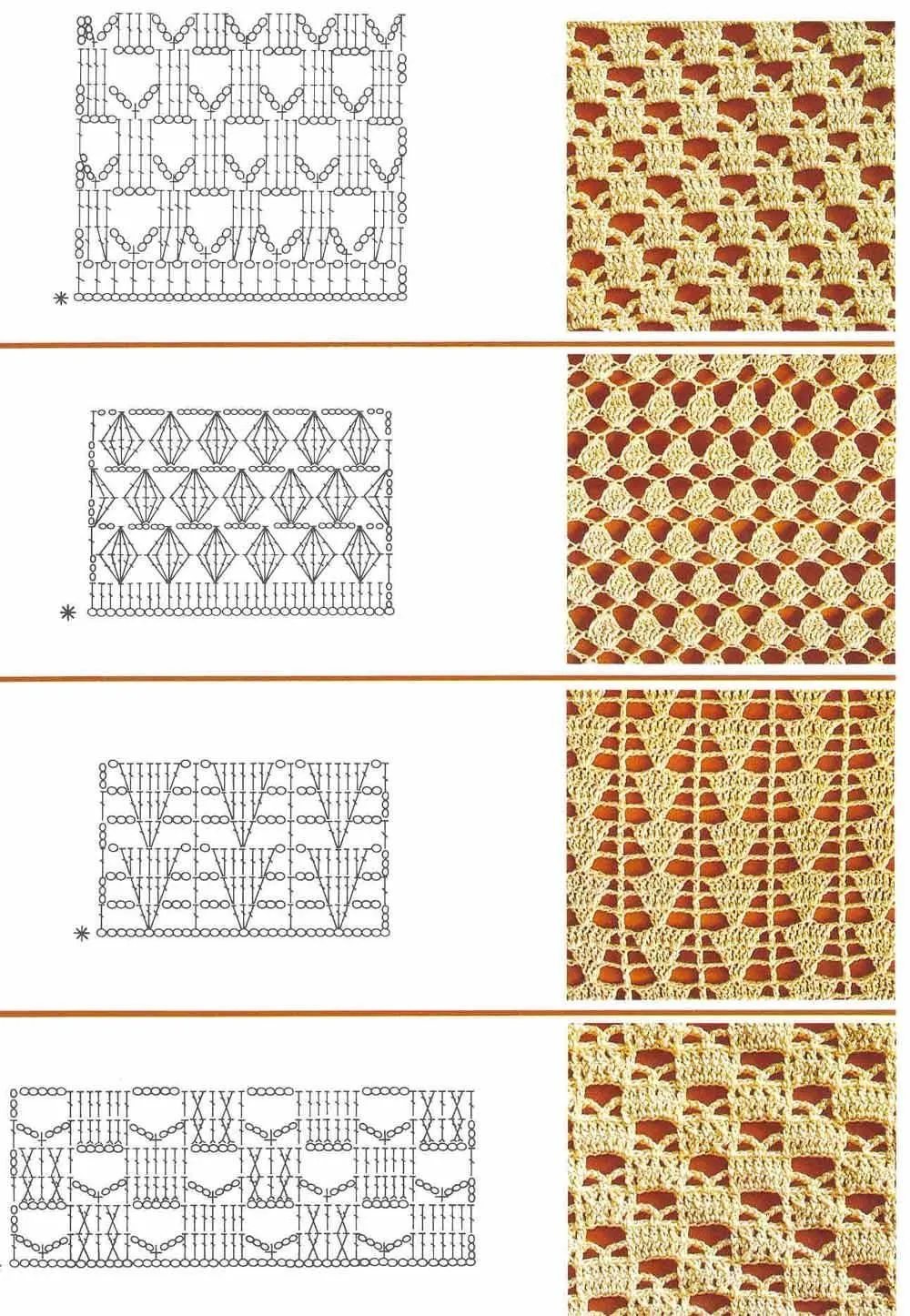 Mis tejidos en crochet y dos agujas (palitos): Patrones en Crochet (