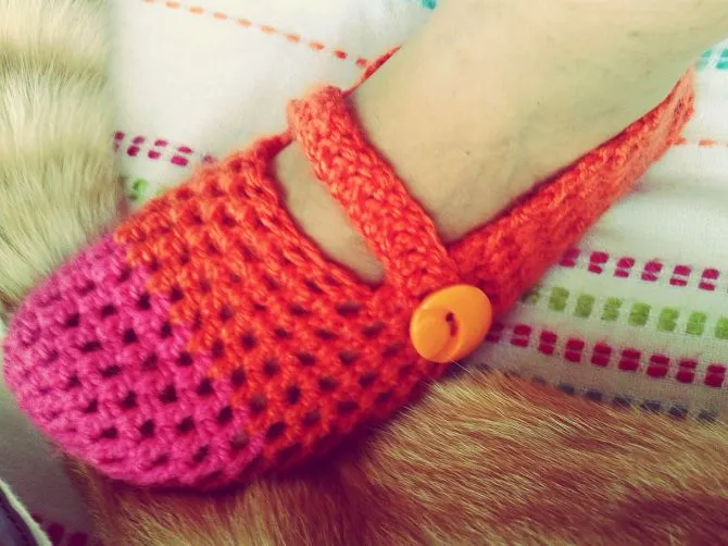 Pantufla tejidas a crochet - Imagui