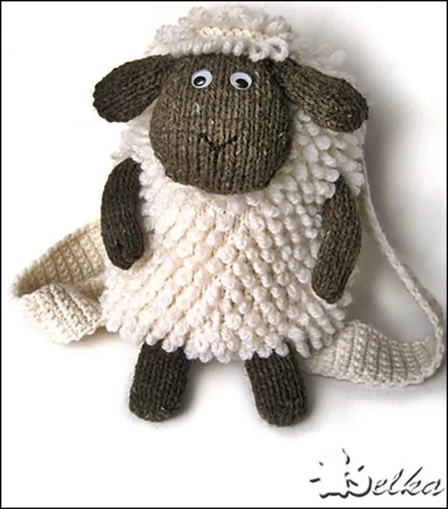 Mochila a crochet de niña - Imagui