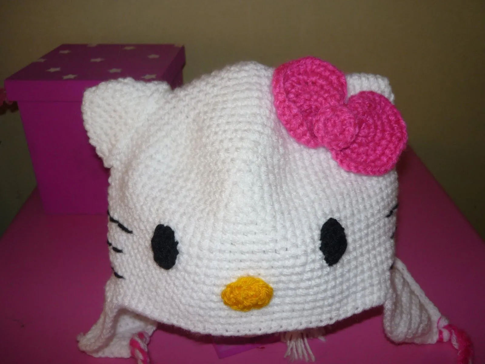 Tejiendo Sueños: Gorro Kitty crochet