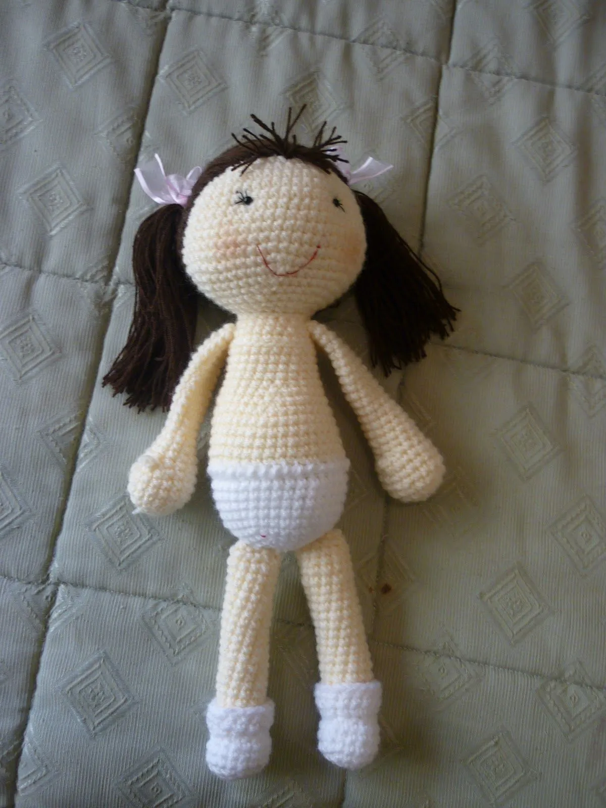 Tejiendo Sueños: Muñeca base amigurumi crochet + Patron Tejiendo Sueños: Muñeca base amigurumi crochet + Patron