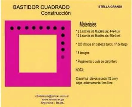 TELAR CUADRADO: CONSTRUCCION - YouTube