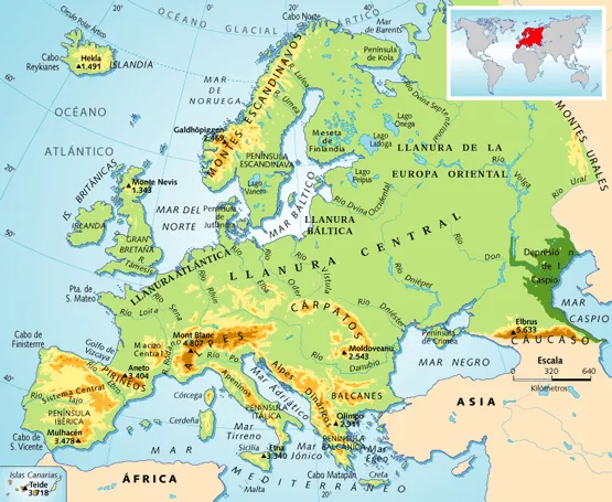 TEMA 10: LOS PAISAJES DE EUROPA Y DE ESPAÑA | Daniel Díaz Carbayo TEMA 10: LOS PAISAJES DE EUROPA Y DE ESPAÑA | Daniel Díaz Carbayo