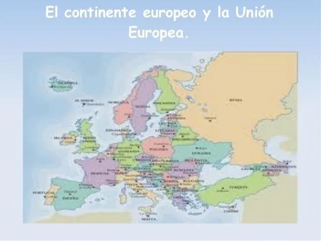 Tema 15, el continente europeo