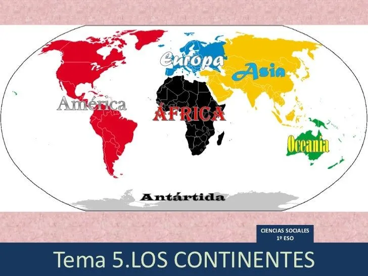 Tema 5. Los continentes