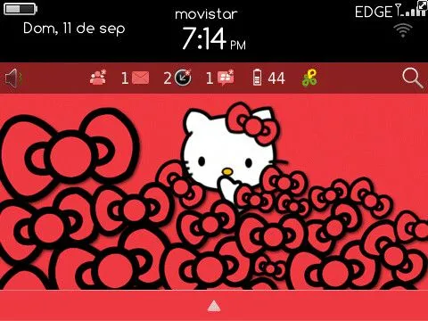 Tema* Hello Kitty en rojo para 8900,85xx,97xx | Manuisra