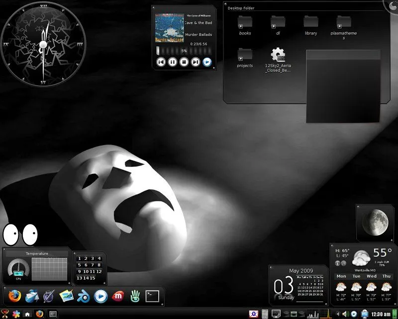 Temas de escritorio para Plasma: Tragedy - KDE Blog Temas de escritorio para Plasma: Tragedy - KDE Blog