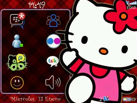 Temas de Hello Kitty para 8520 - Imagui