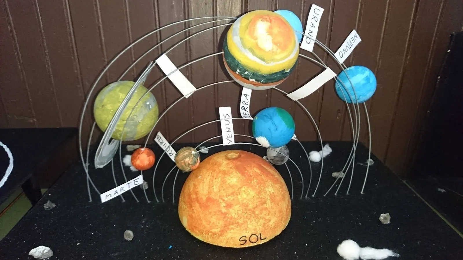 TODO TEMBLEQUE: Exposición de maquetas del Sistema Solar, por los alumnos  del colegio de Tembleque.