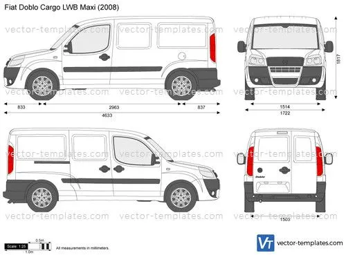 Templates - Cars - Fiat - Fiat Doblo Cargo LWB Maxi