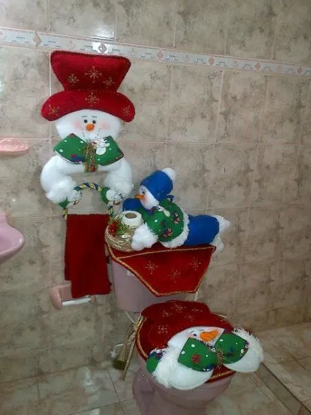 vestido navideño baño | mis adoRnos navideños | Pinterest ...