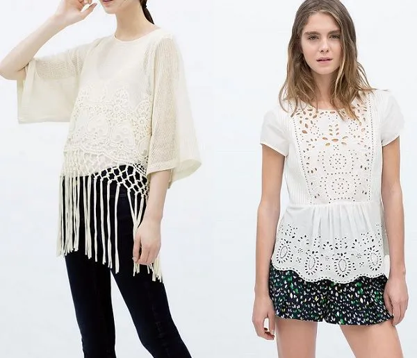 5 Tendencias en blusas de Zara primavera verano 2015 | demujer moda