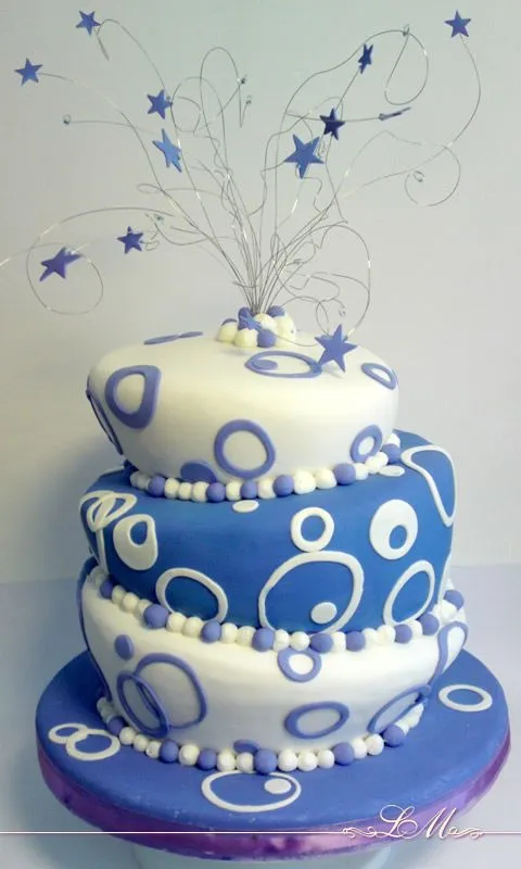 Tortas decoradas con estrellas para 15 años - Imagui