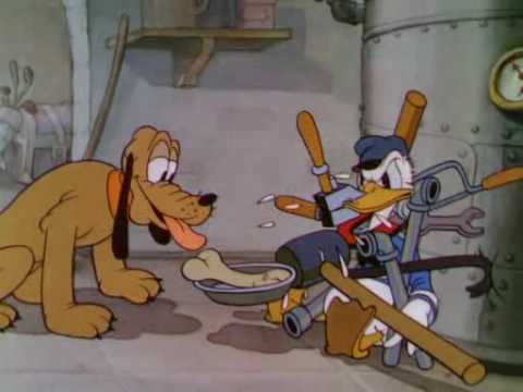 Tesoros Disney - Donald - Donald y Pluto (1936) - YouTube