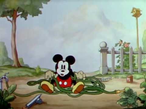Tesoros Disney - Mickey Mouse - El jardín de Mickey(1935) - YouTube