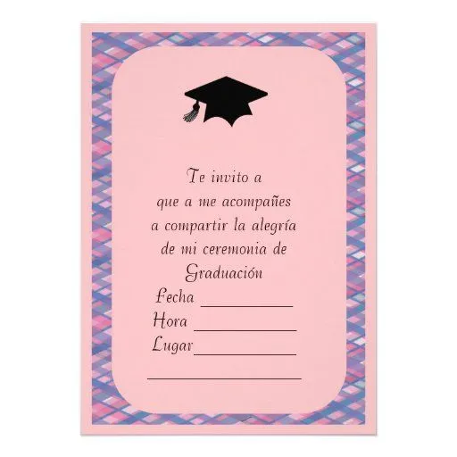 Invitación de graduación preescolar - Imagui