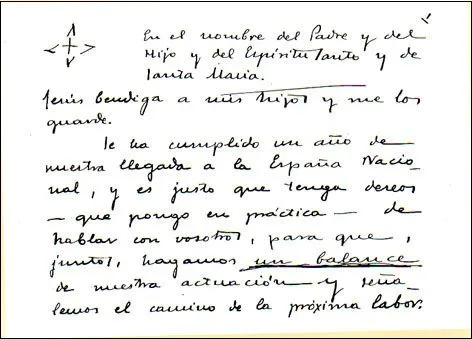 Carta Circular, José María Escrivá, Burgos, 9-I-1939 - Opus Dei info
