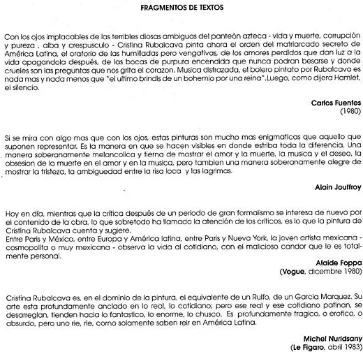 Textos « Cristina Rubalcava Textos « Cristina Rubalcava