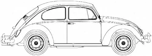 Volkswagen escarabajo dibujo - Imagui