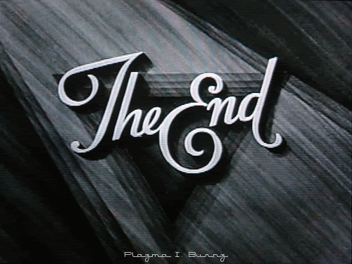 Pix For > The End Sign Gif