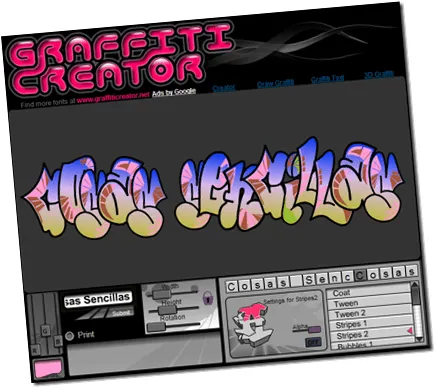 The Graffiti Creator, para generar texto con estilo “graffiti ...